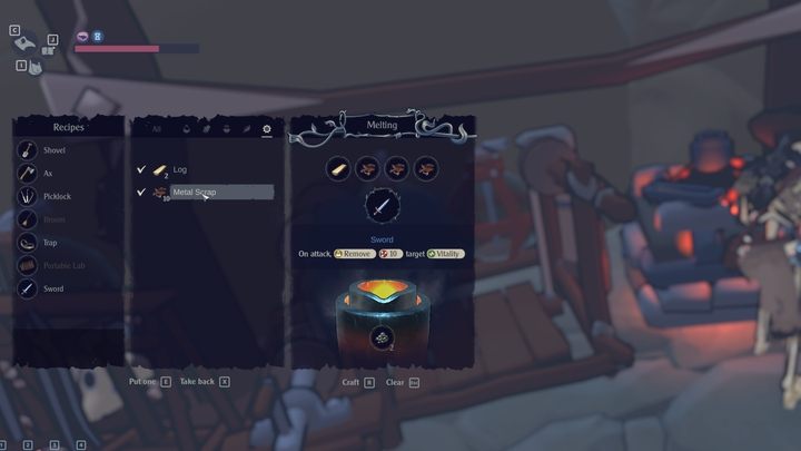 Wytapianie odbywa się natychmiastowo i możecie podejrzeć statystyki przedmiotu, jakie domyślnie uzyskuje - The Serpent Rogue: Wytapianie narzędzi (Melting) - The Serpent Rogue - poradnik do gry
