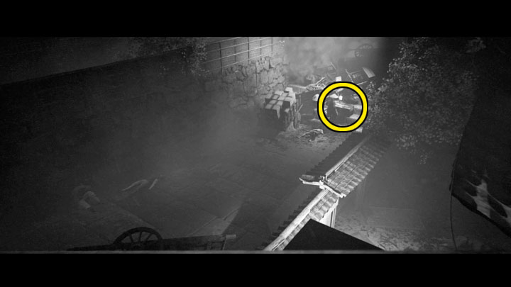 Po drodze znajdziecie amunicję do ozutsu i po zeskoczeniu do obszaru z grupą przeciwników warto rozważyć użycie tej broni do łatwego pozbycia się kilku wrogów oddając pojedynczy strzał - Trek to Yomi: Rozdział 7 - solucja, opis przejścia - Trek to Yomi - poradnik do gry