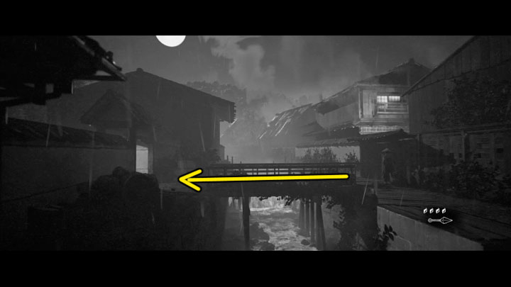 Powróćcie do miejsca, w którym zakończyliście ucieczkę przed ogniem i tym razem wybierzcie ścieżkę pozwalającą przejść po moście (powyższy obrazek) - Trek to Yomi: Rozdział 7 - solucja, opis przejścia - Trek to Yomi - poradnik do gry