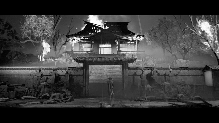 Na potrzeby przystąpienia do konfrontacji z końcowym bossem wybierzcie schody prowadzące w stronę dojo - Trek to Yomi: Rozdział 7 - solucja, opis przejścia - Trek to Yomi - poradnik do gry