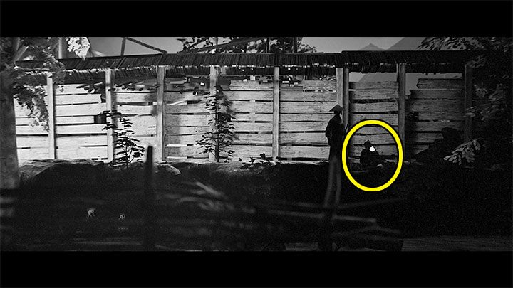 W przypadku tego sekretu musicie już wyruszyć w stronę płonącej wioski, przy czym zanim wejdziecie do niej zaliczcie trasę podróży narysowaną na obrazku 1 - Trek to Yomi: Rozdział 3 - lista wszystkich sekretów i znajdziek - Trek to Yomi - poradnik do gry