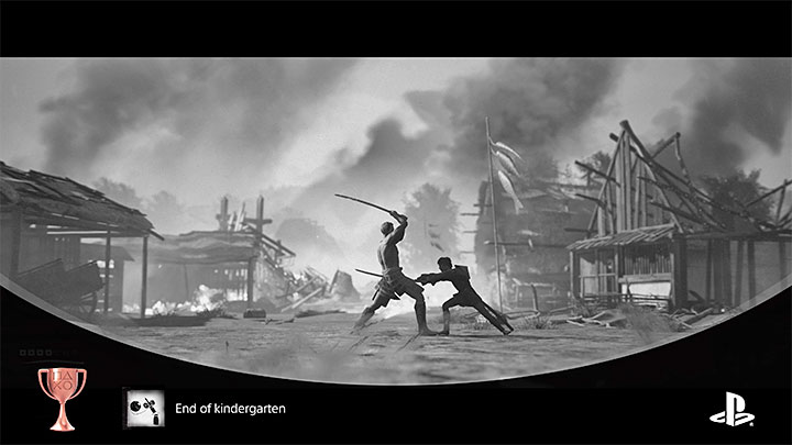 Kagerou wyprowadza serie 3 zamachnięć kataną - Trek to Yomi: Rozdział 1 - solucja, opis przejścia - Trek to Yomi - poradnik do gry