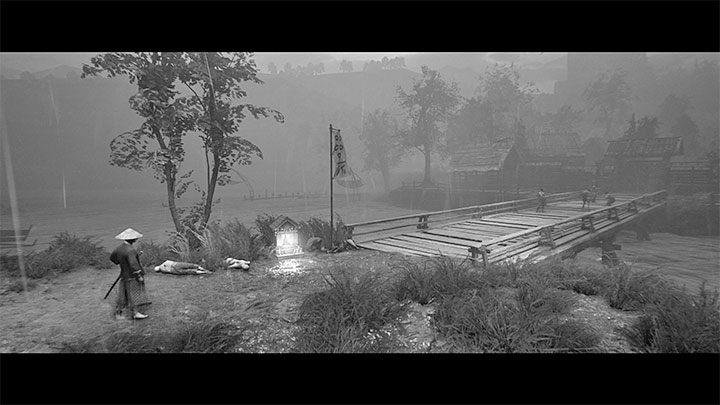 W nowym miejscu startu znajdziecie Bo-Shurikeny oraz kapliczkę - Trek to Yomi: Rozdział 2 - solucja, opis przejścia - Trek to Yomi - poradnik do gry