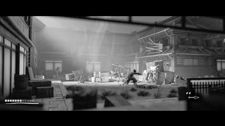 Za każdym razem gdy pozbędziecie się przyzwanych wrogów wyczekujcie momentu, w którym upiór straci osłonę, tzn - Trek to Yomi: Rozdział 5 - solucja, opis przejścia - Trek to Yomi - poradnik do gry