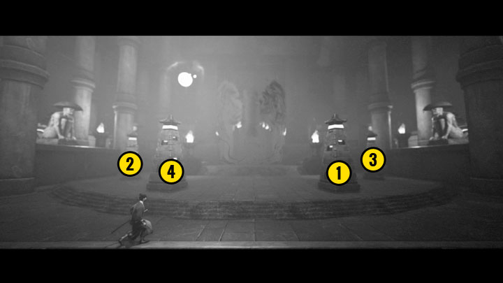 Musicie zająć się kolejną zagadką i założeniem jej jest aktywowanie obelisków we właściwej kolejności - Trek to Yomi: Rozdział 6 - solucja, opis przejścia - Trek to Yomi - poradnik do gry