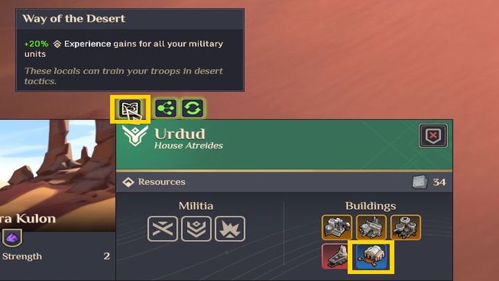 Budowa budynku Centrum inwestycyjnego (z grupy budynków Państwo) zapewni Wam łącznie 3x większy bonus do cechy wioski - Dune Spice Wars: Centrum inwestycyjne - czym jest? - Dune Spice Wars - poradnik do gry