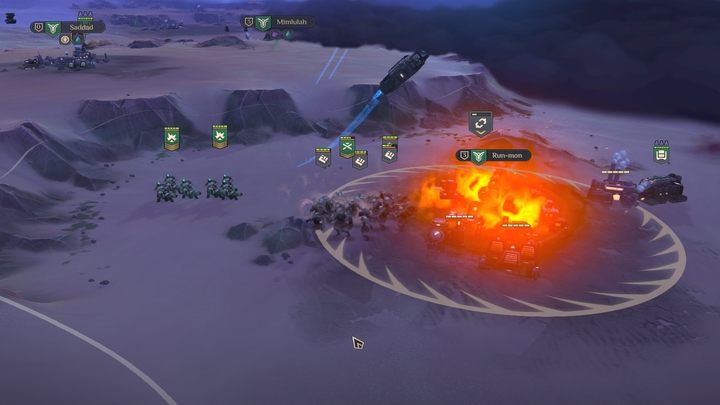 Aby stłumić rebelię, po prostu wyeliminujcie jednostki, które pojawią się przed wioską - Dune Spice Wars: Rebelie - wzniecanie i tłumienie - Dune Spice Wars - poradnik do gry