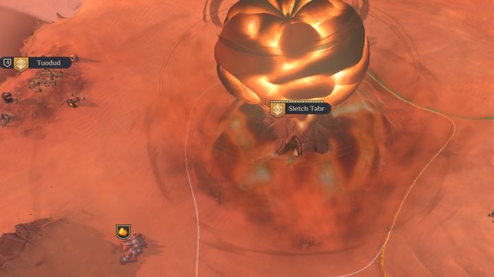 Bomba atomowa to jedna z operacji agentów, która obniża Pozycję w Landsraadzie. - Dune Spice Wars: Warunki zwycięstwa -sposoby na zwycięstwo - Dune Spice Wars - poradnik do gry