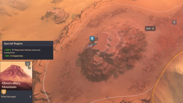 Skalna formacja w części regionu i skaliste podłoże chroniące przed Czerwiem - Dune Spice Wars: Regiony Specjalne - opis i lista wszystkich - Dune Spice Wars - poradnik do gry