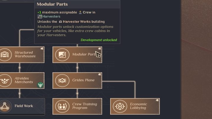 Załogi zwiększają wydajność żniwiarek - jest to jedna z dwóch metod na powiększenie zbiorów - Dune Spice Wars: Przyprawa - Dune Spice Wars - poradnik do gry