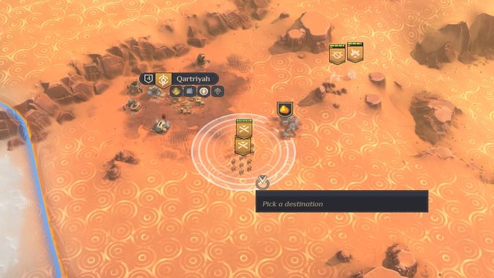 Dudnik pozwala na przenoszenie armii na spore odległości. - Dune Spice Wars: Fremeni - cechy frakcji - Dune Spice Wars - poradnik do gry