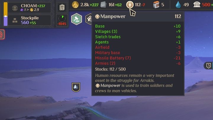 Siła robocza to inaczej ludzie gotowi do zatrudnienia - Dune Spice Wars: Siła robocza - Dune Spice Wars - poradnik do gry