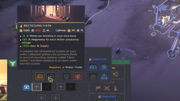 Znajdziecie kilka badań, które nieznacznie obniżą koszty utrzymania - np - Dune Spice Wars: Woda - Dune Spice Wars - poradnik do gry