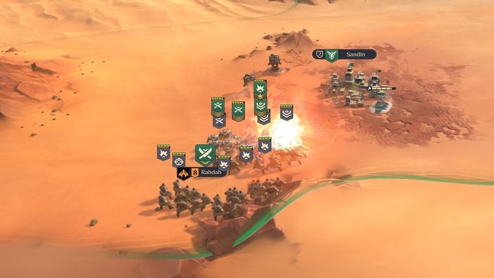 Możecie próbować zaatakować Sicz, jednak nie jest to rozwiązanie, które pozwoli Wam pozbyć się ich na dobre - Dune Spice Wars: Sicze (Sietches) - Dune Spice Wars - poradnik do gry