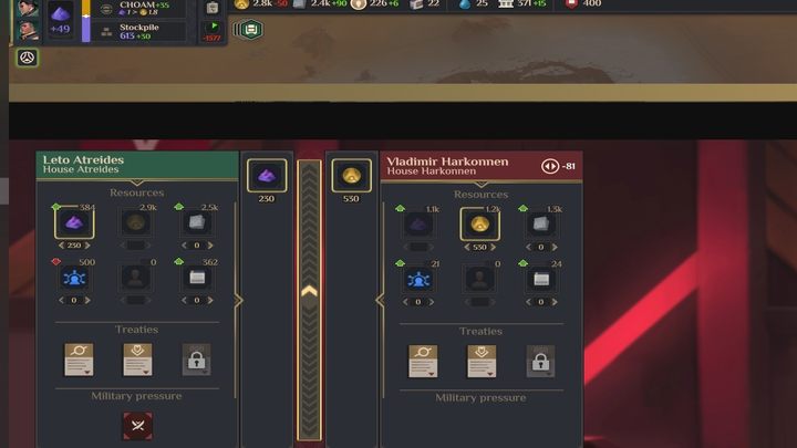 Czasami zmagazynowanie dużej ilości przyprawy jest bardziej efektywne niż jej sprzedaż KHOAM - Dune Spice Wars: Przyprawa - jak sprzedawać? - Dune Spice Wars - poradnik do gry