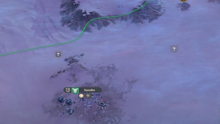 Możecie zauważyć, że niektóre nieodkryte Interesujące miejsca posiadają inne ikony: na szarym oraz na czarnym tle - Dune Spice Wars: Interesujące miejsca - opis i lista - Dune Spice Wars - poradnik do gry