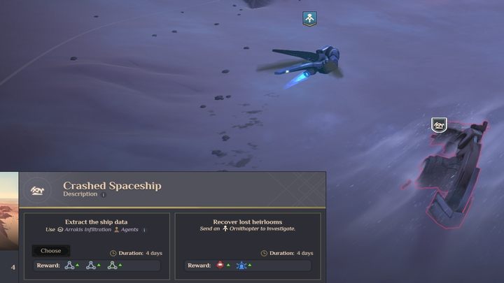 Jest to rzadkie znalezisko, nierzadko dostępne w późniejszych fazach rozgrywki - Dune Spice Wars: Interesujące miejsca - opis i lista - Dune Spice Wars - poradnik do gry