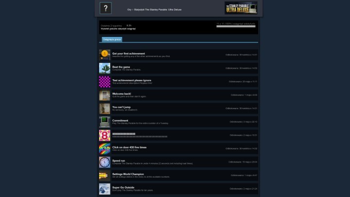 1 - Stanley Parable Ultra Deluxe: Osiągnięcia - lista wszystkich - Stanley Parable Ultra Deluxe - poradnik do gry