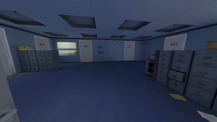 Rozpoczynając nową przygodę jest szansa, że po wyjściu z pokoju Stanleya, biuro będzie niebieskie - Stanley Parable Ultra Deluxe: Przed wyborem drzwi - wszystkie zakończenia - Stanley Parable Ultra Deluxe - poradnik do gry