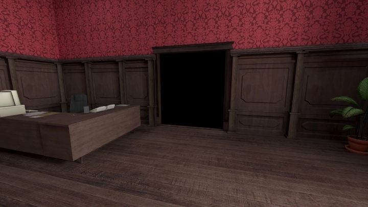 W momencie przejścia przez duże dwuskrzydłowe wrota, szybko się przez nie wróćcie - Stanley Parable Ultra Deluxe: Lewe drzwi - wszystkie zakończenia - Stanley Parable Ultra Deluxe - poradnik do gry