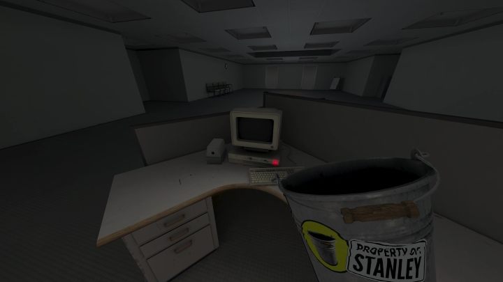 Na końcu kabla znajduje się komputer - Stanley Parable Ultra Deluxe: Nowa zawartość (new content) - Stanley Parable Ultra Deluxe - poradnik do gry