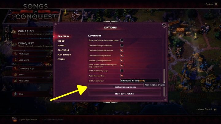 5 - Songs of Conquest: Menu pauzy i ustawienia zakładki Rozgrywka - Songs of Conquest - poradnik do gry