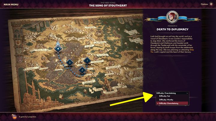 1 - Songs of Conquest: Poziomy trudności i poziom zagrożenia - Songs of Conquest - poradnik do gry