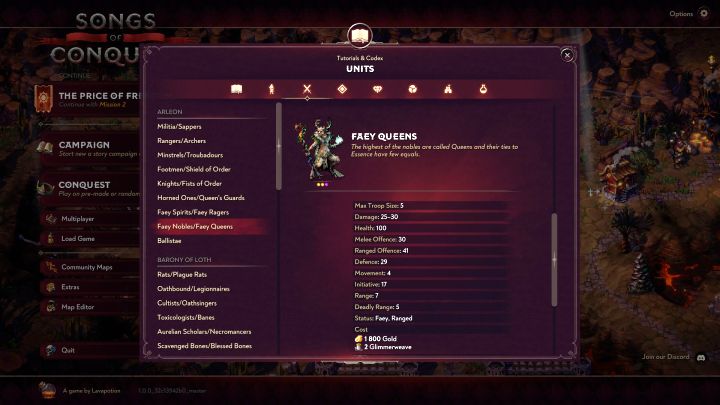 Szlachcianki Fejów / Królowe Fejów - Songs of Conquest: Najlepsze jednostki - Songs of Conquest - poradnik do gry