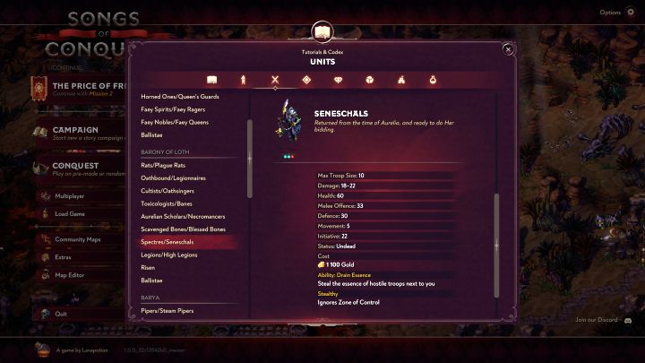 Zjawy / Seneszalowie - Songs of Conquest: Najlepsze jednostki - Songs of Conquest - poradnik do gry