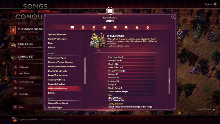 Piekielne oddechy / Piekielne ryki - Songs of Conquest: Najlepsze jednostki - Songs of Conquest - poradnik do gry