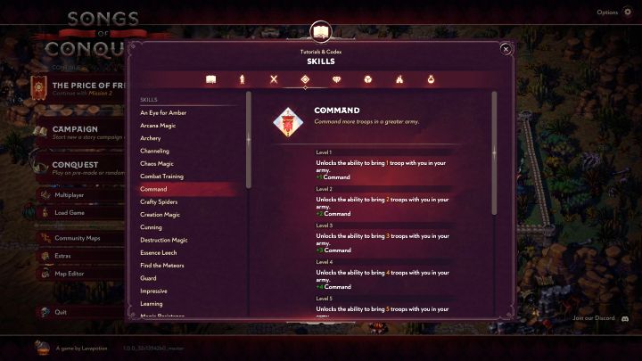 To bardzo ważna umiejętność pod kątem dowodzenia większą armią - Songs of Conquest: Najlepsze umiejętności i priorytet umiejętności do zakupu - Songs of Conquest - poradnik do gry