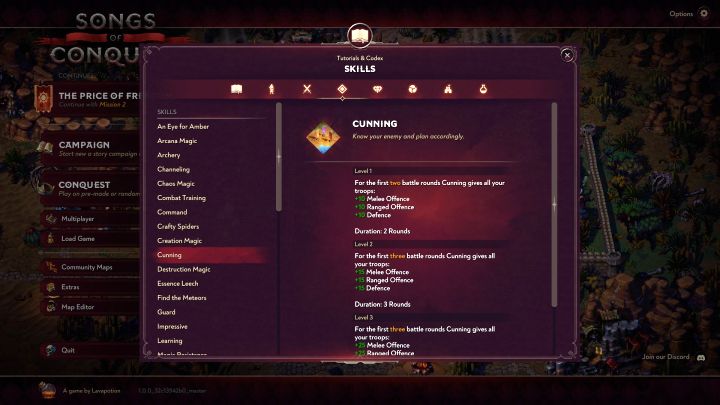 To umiejętność, dzięki której w 2 lub 3 pierwszych rundach bitwy poprawiają się statystyki Waszych oddziałów - Songs of Conquest: Najlepsze umiejętności i priorytet umiejętności do zakupu - Songs of Conquest - poradnik do gry