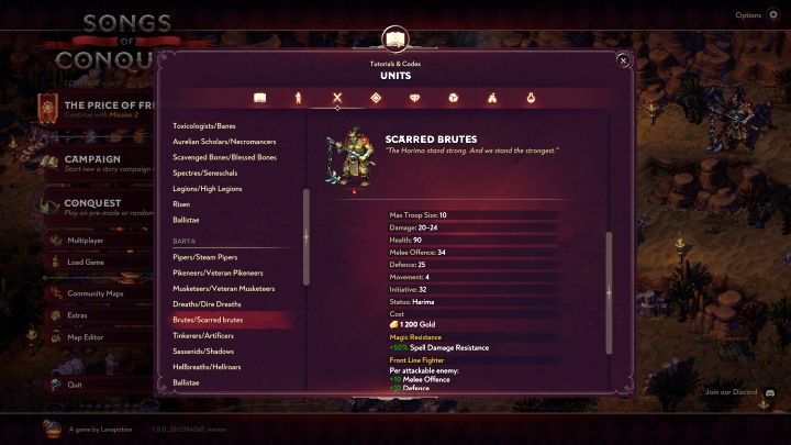 Sposób odblokowania: Daj oddziałowi co najmniej trzy wzmocnienia wojownika pierwszoliniowego - Songs of Conquest: Wszystkie osiągnięcia, poradnik trofeowy - Songs of Conquest - poradnik do gry