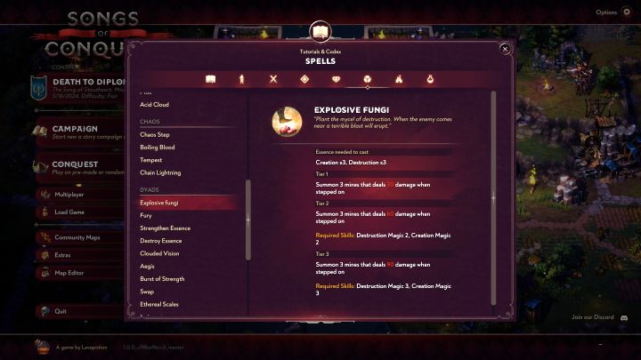 Sposób odblokowania: Użyj odepchnięcia, by wepchnąć wrogi oddział na trzy miny zarodnikowe - Songs of Conquest: Wszystkie osiągnięcia, poradnik trofeowy - Songs of Conquest - poradnik do gry