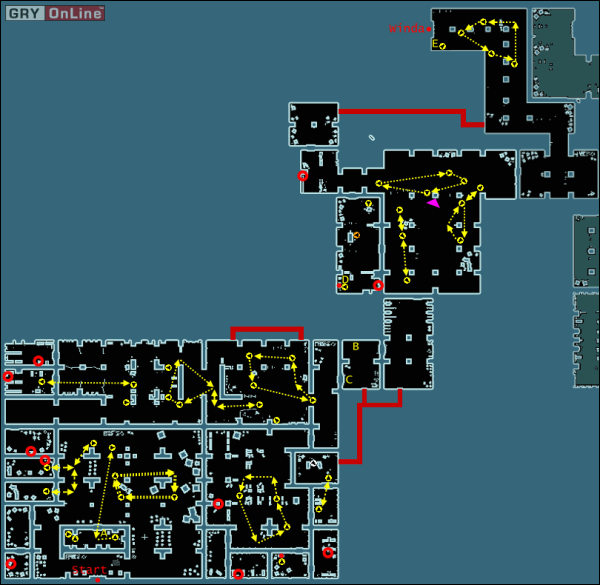 Komputer A otwiera drzwi do windy, którą przyjechałeś na ten poziom - Mapa 5B | Misja 5 | Gorky Zero Fabryka Niewolników - Gorky Zero: Fabryka Niewolników - poradnik do gry