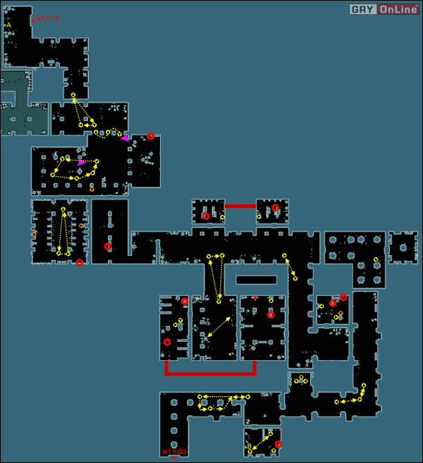 Komputer A otwiera drzwi do windy, którą przyjechałeś na ten poziom - Mapa 7B | Misje 7 i 8 | Gorky Zero Fabryka Niewolników - Gorky Zero: Fabryka Niewolników - poradnik do gry
