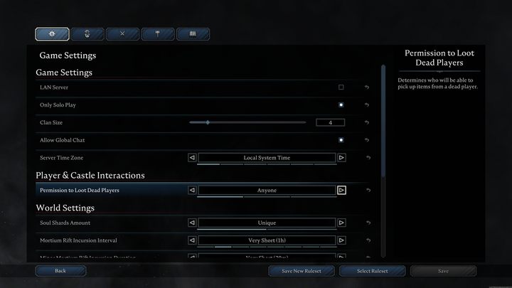 Dodatkowo, klikając w Zaawansowane ustawienia gry będziecie mogli dostosować pewne aspekty gry do swoich potrzeb - V Rising: Poziomy trudności - V Rising - poradnik do gry
