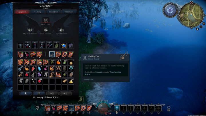 Fishing hook odblokujecie po pokonaniu Rufus the Foreman - V Rising: Jak łowić ryby? - V Rising - poradnik do gry