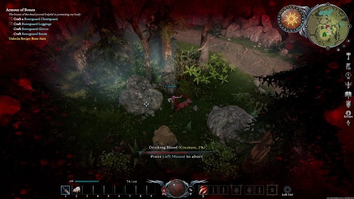 Grając jako wampir potrzebujecie krwi do przeżycia - V Rising: Porady na start - lista - V Rising - poradnik do gry