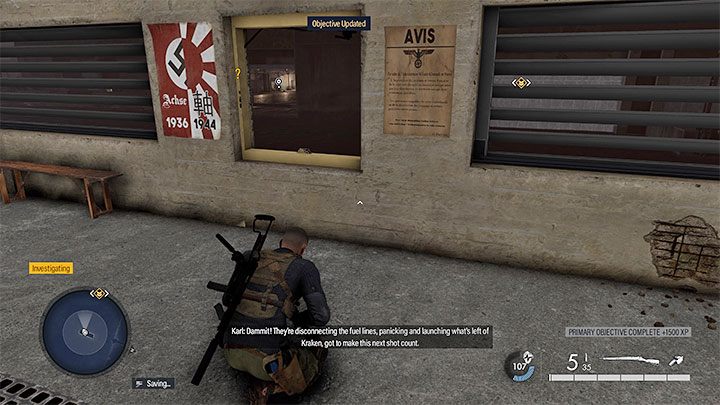 Wyruszcie w stronę wschodniego budynku - Sniper Elite 5: Zniszczenie U-Boatów i Krakena (misja 8) - solucja, opis przejścia - Sniper Elite 5 - poradnik do gry