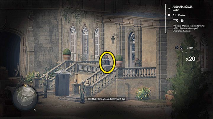 Mollera możecie znaleźć od razu po rozpoczęciu misji - Sniper Elite 5: Zamordowanie Abelarda Mollera (misja 9) - solucja, opis przejścia - Sniper Elite 5 - poradnik do gry