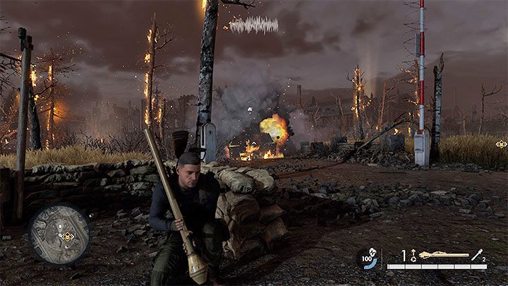 Park patroluje czołg - Sniper Elite 5: Zinfiltrowanie bazy U-boatów (misja 8) - solucja, opis przejścia - Sniper Elite 5 - poradnik do gry