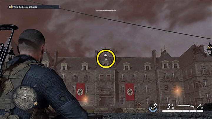 Typ znajdźki: Cel strzelecki - Sniper Elite 5: Sekrety i znajdźki misji 8 (Gruzy i ruiny) - Sniper Elite 5 - poradnik do gry