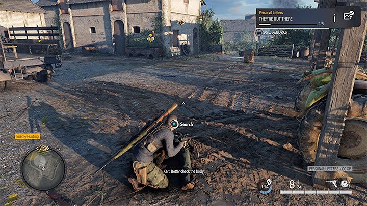 Typ znajdźki: Prywatny list - Sniper Elite 5: Sekrety i znajdźki misji 6 (Liberation) - Sniper Elite 5 - poradnik do gry