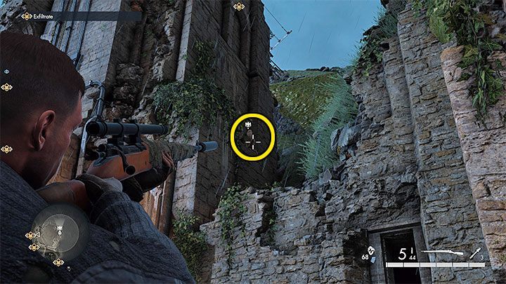Typ znajdźki: Cel strzelecki - Sniper Elite 5: Sekrety i znajdźki misji 7 (Tajne bronie) - Sniper Elite 5 - poradnik do gry