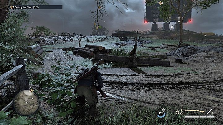 Bardziej oczywista ścieżka prowadzi do radaru od południa - Sniper Elite 5: Unieszkodliwienie radaru (misja 1) - solucja, opis przejścia - Sniper Elite 5 - poradnik do gry