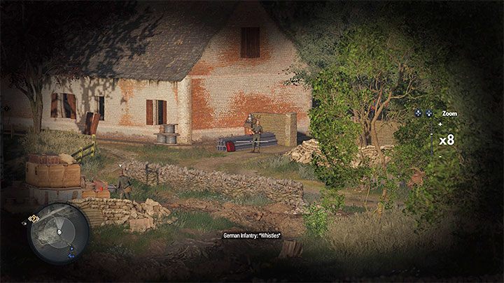 Prawa ścieżka jest naszym zdaniem najlepsza, bo doprowadzi Was do idealnego przejścia do chateau pozwalającego ominąć większość wrogów - Sniper Elite 5: Infiltracja chateau i odnalezienie biura Mollera (misja 2) - solucja, opis przejścia - Sniper Elite 5 - poradnik do gry
