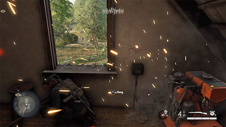 Na terenie gospodarstwa zainteresujcie się głównym budynkiem i dotrzyjcie na jego poddasze, na którym znajdziecie m - Sniper Elite 5: Infiltracja chateau i odnalezienie biura Mollera (misja 2) - solucja, opis przejścia - Sniper Elite 5 - poradnik do gry