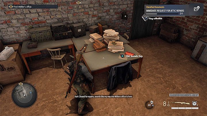 Wejście jest zamknięte i problem możecie rozwiązać na 2 sposoby - Sniper Elite 5: Infiltracja chateau i odnalezienie biura Mollera (misja 2) - solucja, opis przejścia - Sniper Elite 5 - poradnik do gry