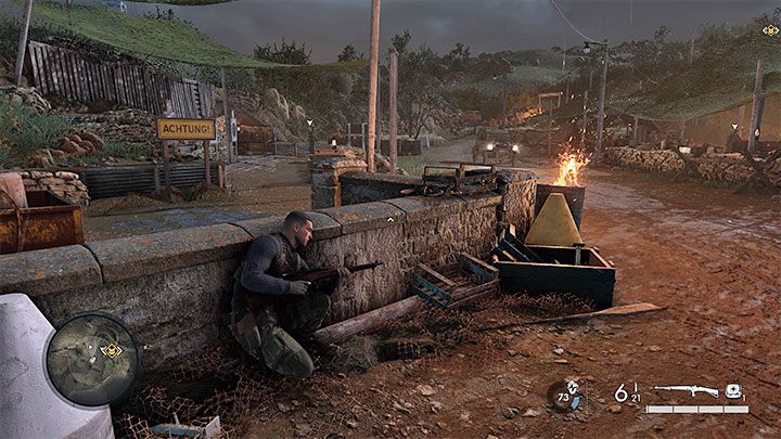 Otrzymacie nowy cel misji dotyczący zbadania zakładu przetwórczego w ramach pomagania ruchowi oporu - Sniper Elite 5: Zabezpieczenie plaży i pomoc ruchowi oporu (misja 1) - solucja, opis przejścia - Sniper Elite 5 - poradnik do gry